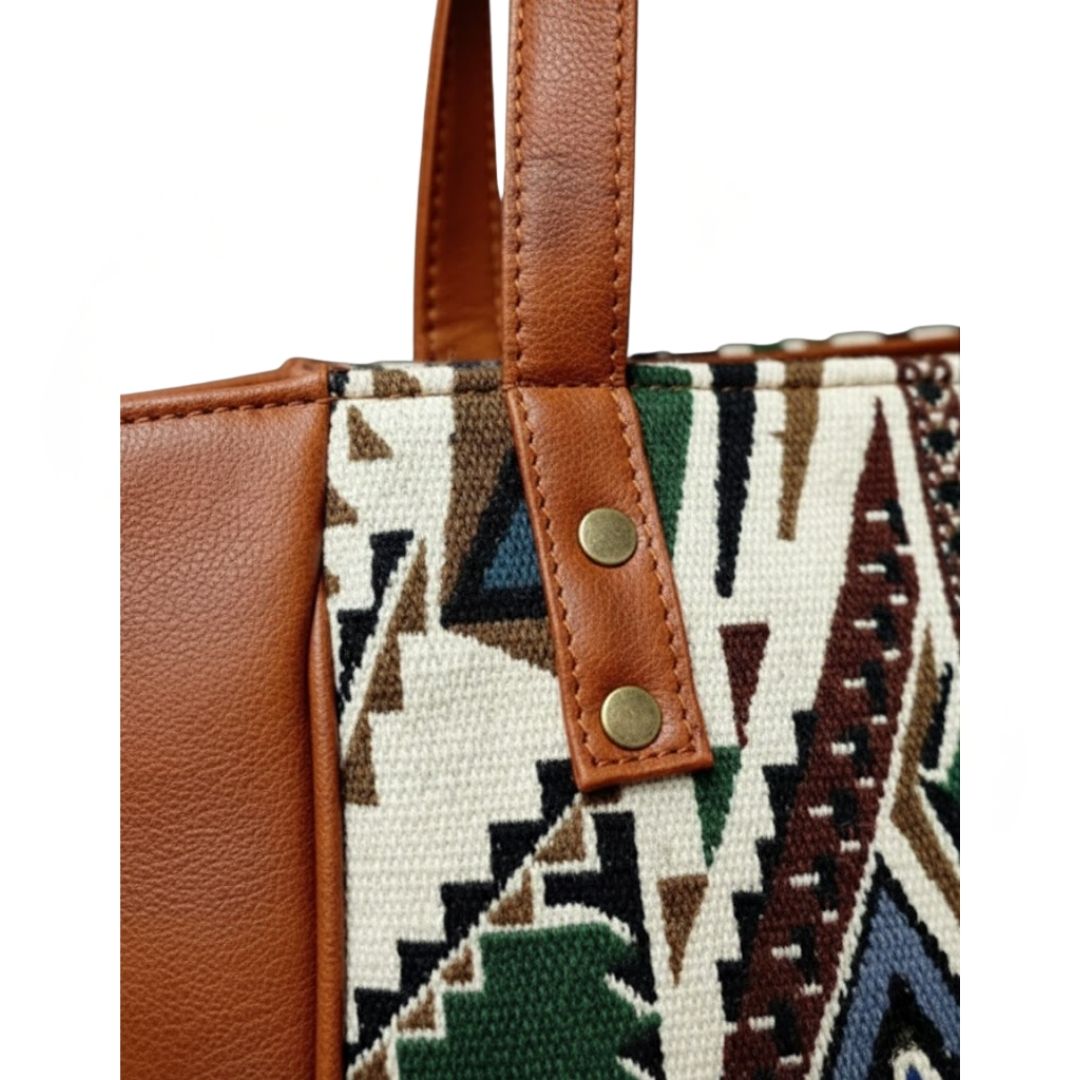 2 Zip Tote With Pouch for Eco-Friendly Style